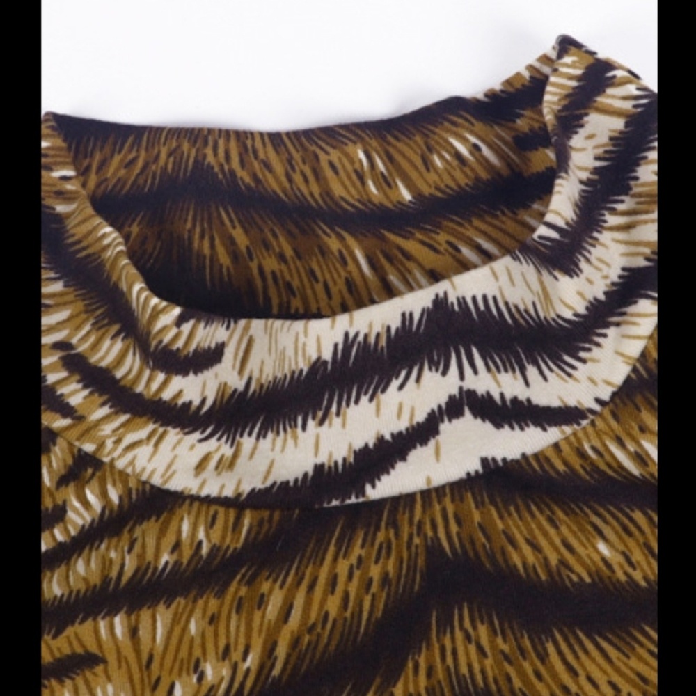 🔥NEW Sexy Brown, Black Animal Print Dress - Picture 3 of 7